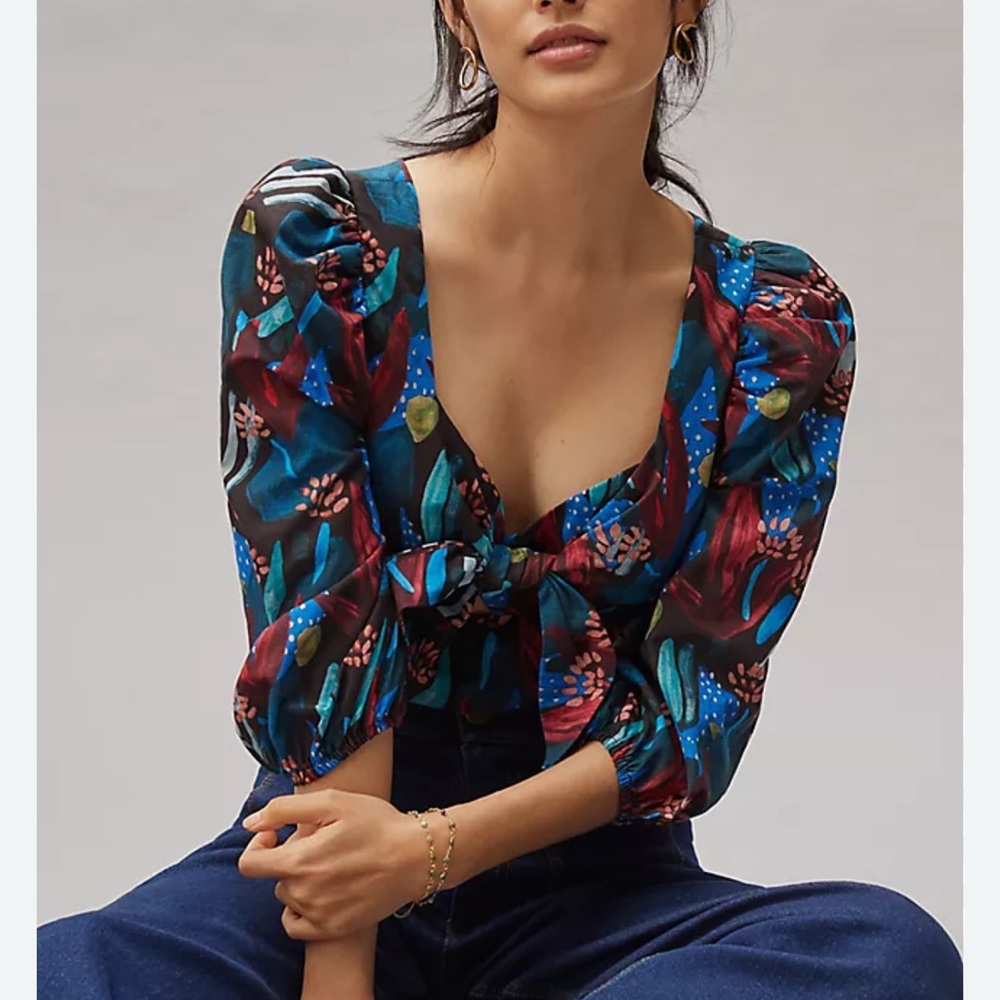 Eva Franco Tropical Sweetheart Blouse